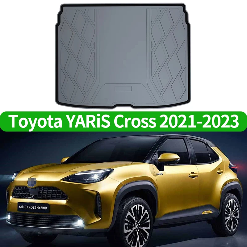Per Toyota Yaris Cross 2020-2023 Cargo Liner All-Weather Tpe Tappetini Antiscivolo Per Bagagliaio Tappetino Per Bagagliaio Impermeabile