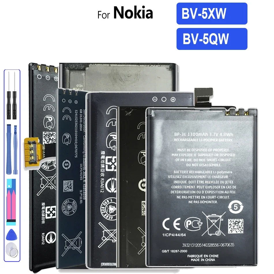 Batteria Del Telefono Bv-5Xw Bv-5Qw Per Nokia Lumia 1020 Eos Zoom Lumia1020 930 Bateria