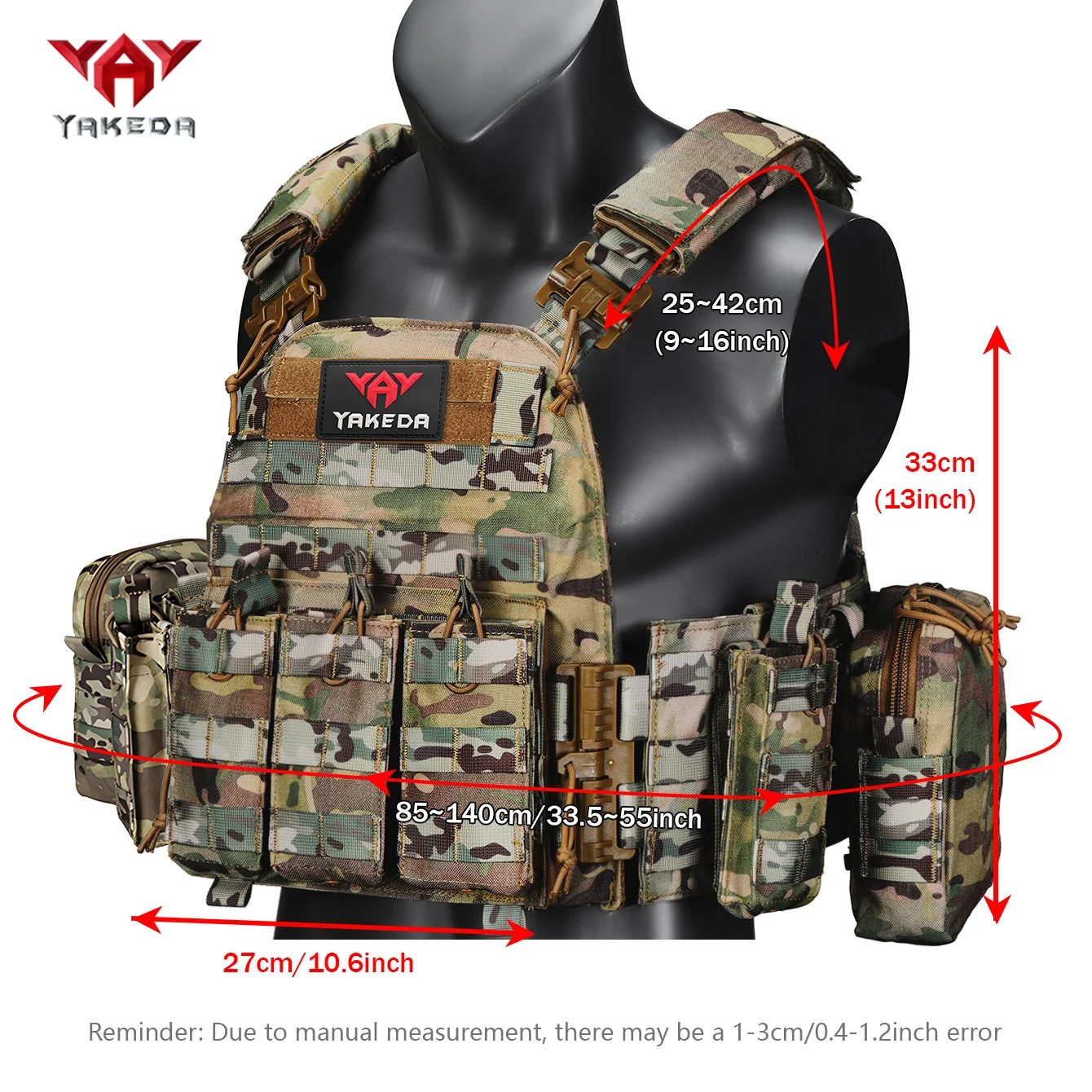 Quick Release Three in One Hunting Equipment Bag Vest