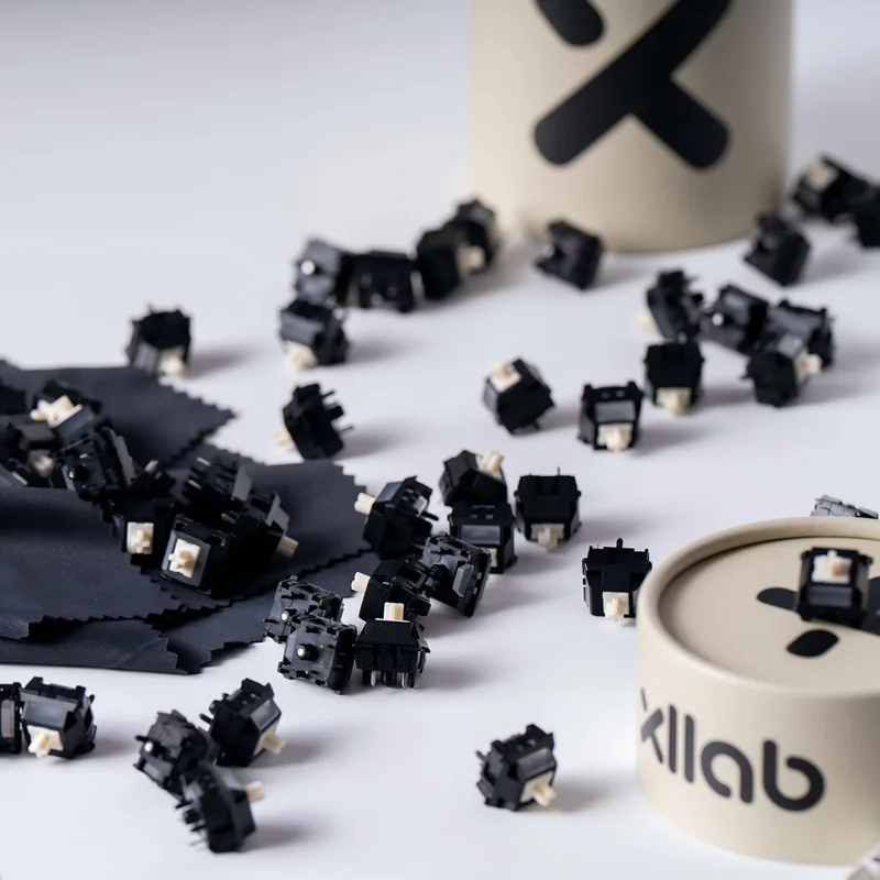 XLLAB X Haimu 롤링 스톤 스위치 5핀 HP 택타일 47g 53g POM 기계식 스위치용 E-스포츠 게이밍 키보드 PC 액세서리