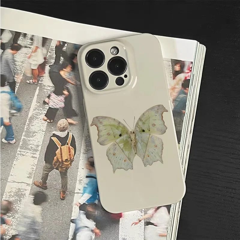 Vibrant Butterfly Art Shockproof Acrylic Phone Case