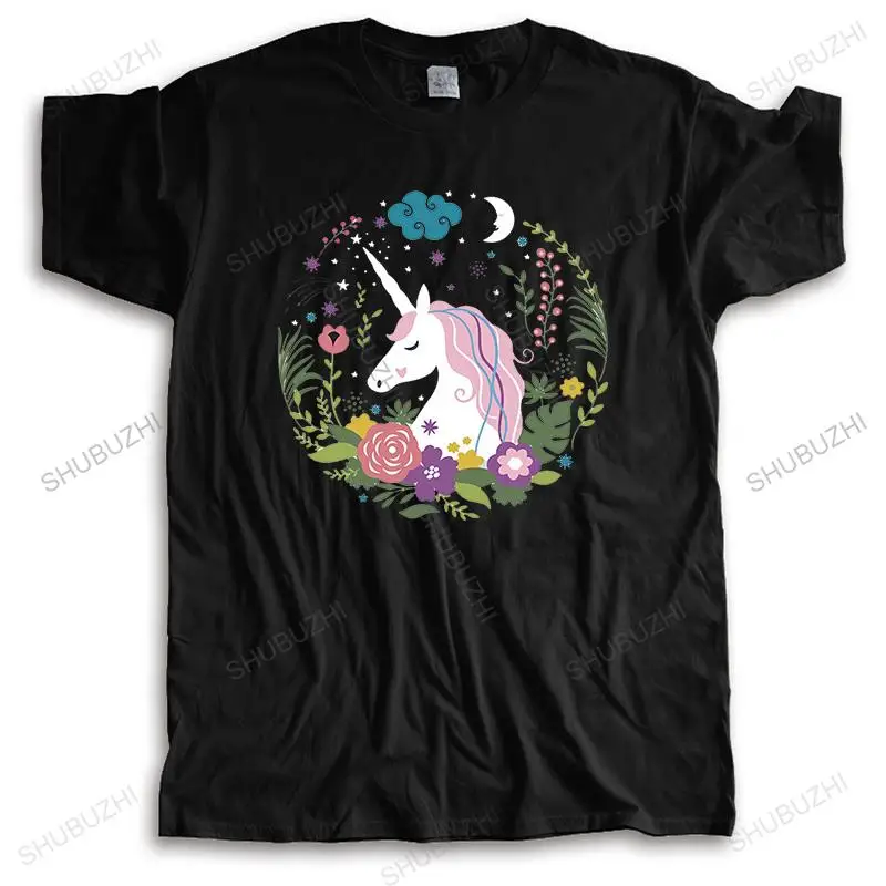 Cotton Tshirt Men Brand T Shirt Beautiful Cartoon Unicorn Patches Iron-On Patches For Clothing Pink White Unicorn Thermal Heat
