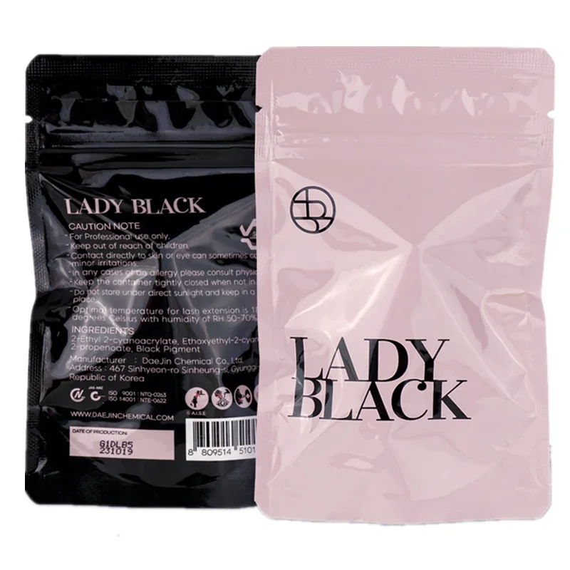 Korea Original 5ml Sky Glue Lady Black Powerful Lash Glue for Eyelash Extensions Low Irritation 1-2 Second Fast Drying Glue 3