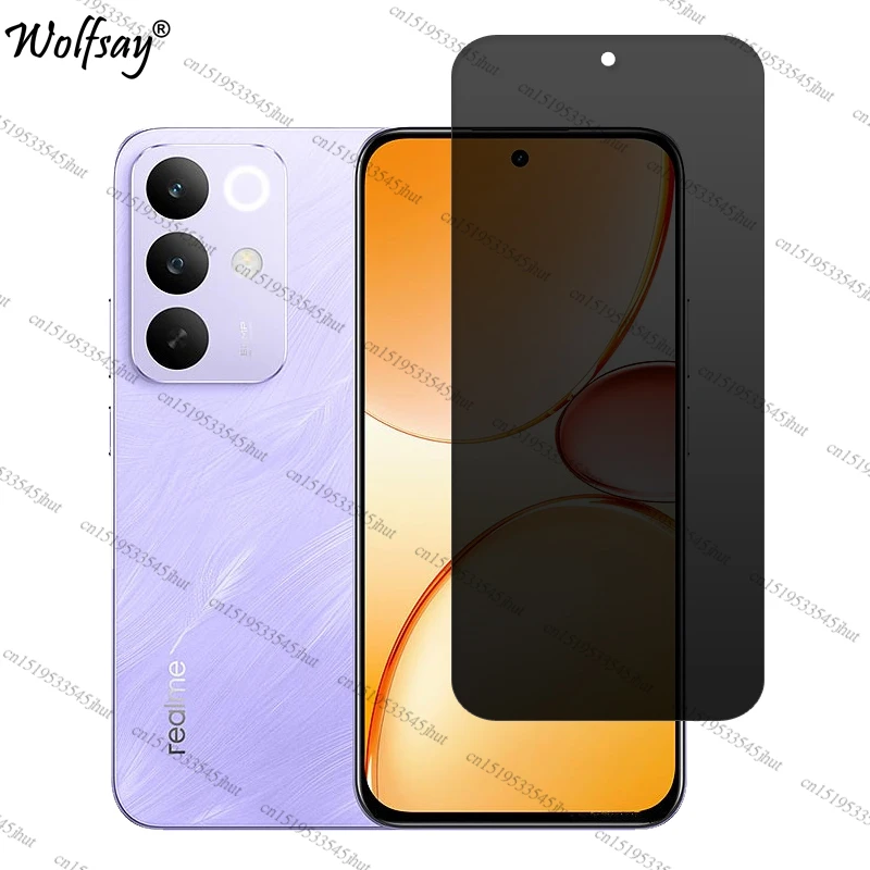 Enhanced Privacy Tempered Glass Screen Protector with Anti-Spy Feature and Camera Protection