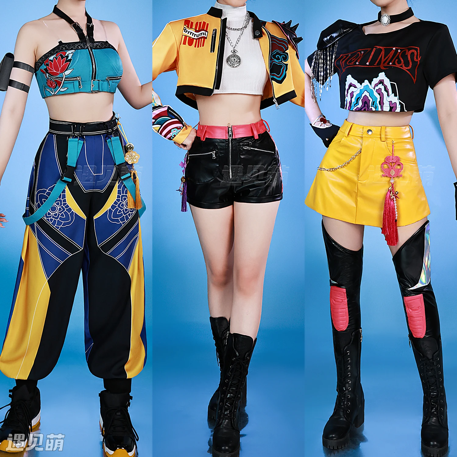 Guerreras Mila Rumy Zoe Warriors Stage K-Pop Cosplay Clothes