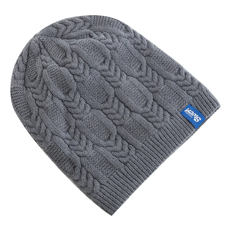 New Unisex Fashion Slouchy Beanie Hat Warm Cap Soft Winter Hat For Men Women Outdoor Thicken Ski Sports Knitted Hat