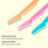 100/50/20PCS Eyebrow Trimmer Blade Face Razor 3 Colors Face Blade Shavers Hair Remover Shaver Safety Razor Microblading Tool 5
