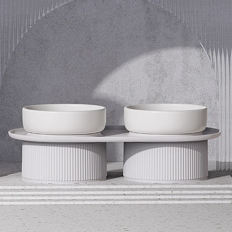 

Ceramic Cat and Dog Bowl, High-leg Neck Guard, Anti-slip, Anti-tipping, Pet Feeder, Drinker, Pet Supplies