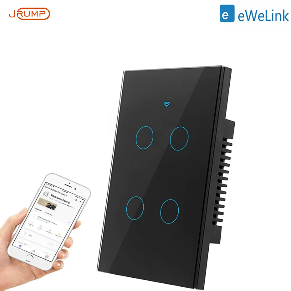 Ewelink Smart Switch Wall Touch Switch Voice Control LED Light