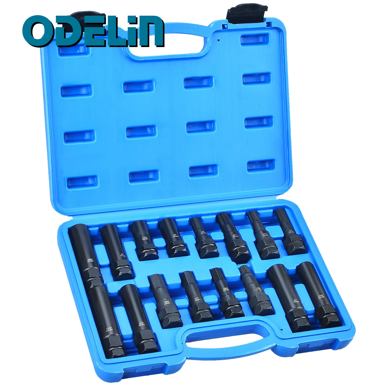 16pcs Wheel Lock Key Removal Tool Kit Locking Lug Nut Master Set Hand