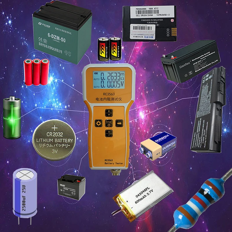 Digital Multimeter Multimeter Tester New RC3563 High-precision Internal Resistance Detector True Four-wire AC Lithium Lead Acid Lithium Car Battery Tester