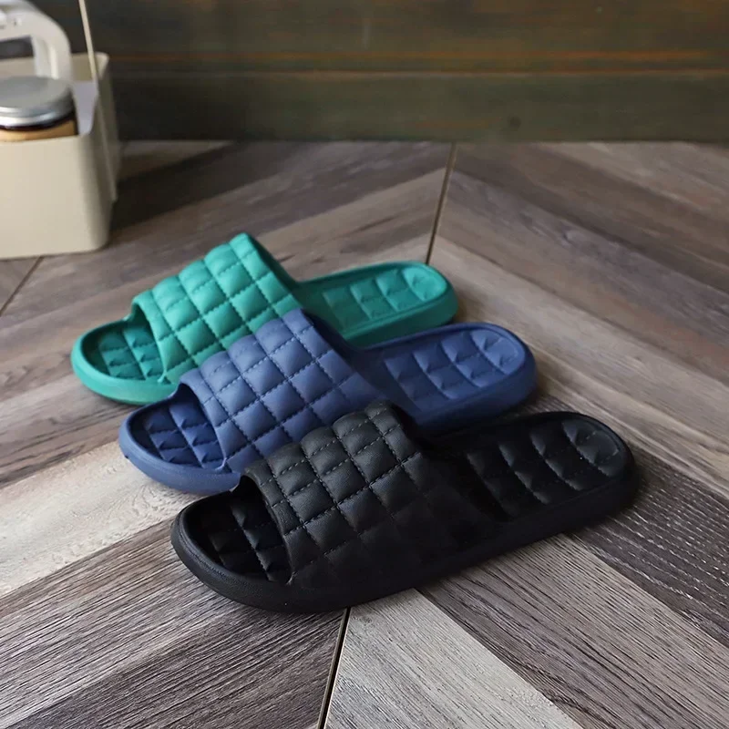 Home Bathroom Slippers Women Fashion Soft Sole EVA Indoor Slides Woman Sandals 2024 Summer Non-slip Woman Man Slippers 3