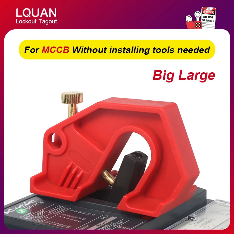 

LQUAN MCCB Moulded Case Circuit Breaker Lockout Locks Device Mcb Electrical Breaker Lockout Tagout Devices