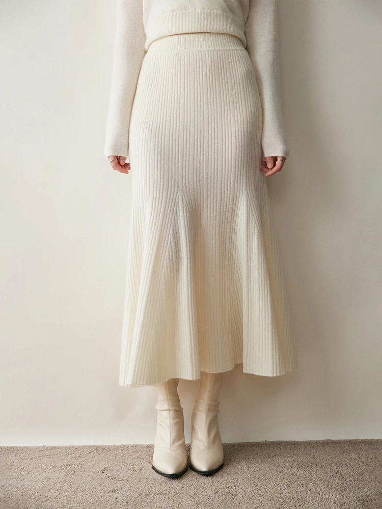 Cashmere material close-up