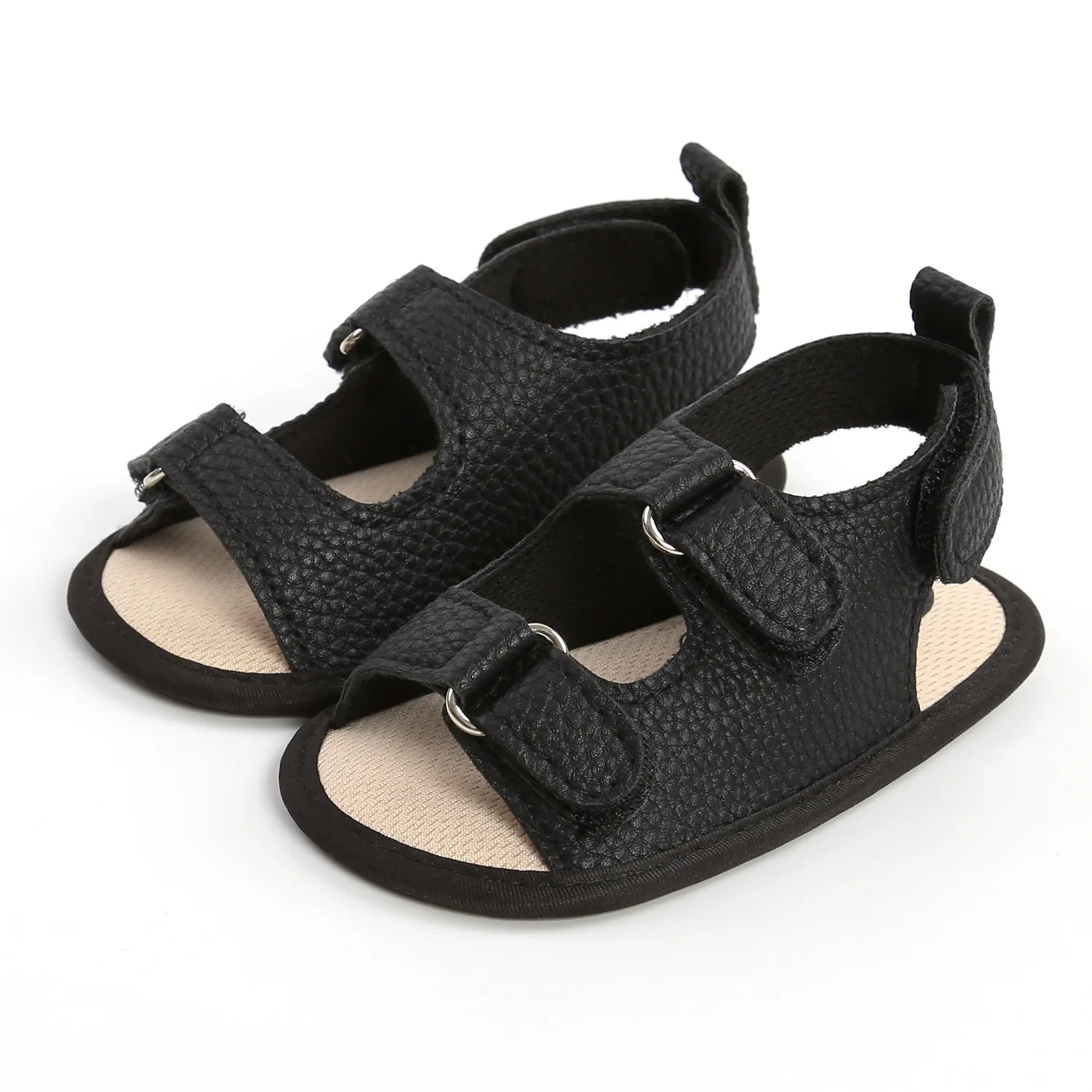 NEW 0-18Months Kids Newborn Baby Boys Fashion Summer Soft Crib Shoes First Walker Anti Slip Sandals Shoes Soft Sole