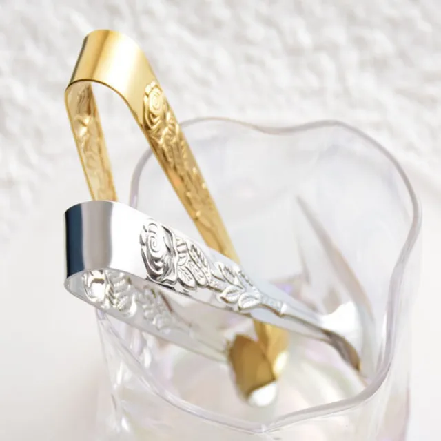 8 Pinze Per Zucchero In Acciaio Inox - 11cm, Dorate, Per Ghiaccio, Candy, Servizi Di Catering - Foto 9