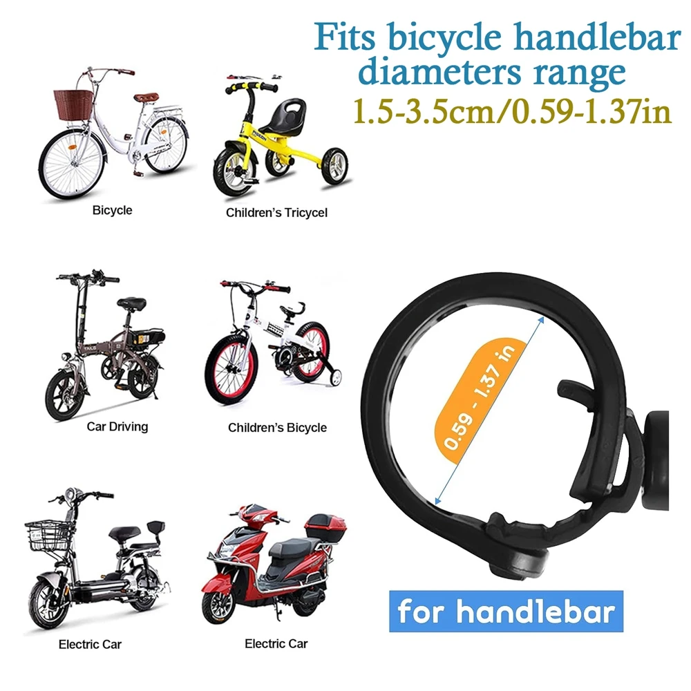 Rétroviseurs Universels Pour Guidon Vélo/VTT – Rotation 360° – Réglables