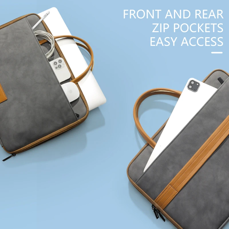 Bolsa de Ombro Portátil para Macbook Air Pro Estojo de Manga Pasta Bolsa m1 Lenovo hp Dell Huawei 12 13.3 15.6 14 - Imagem 5