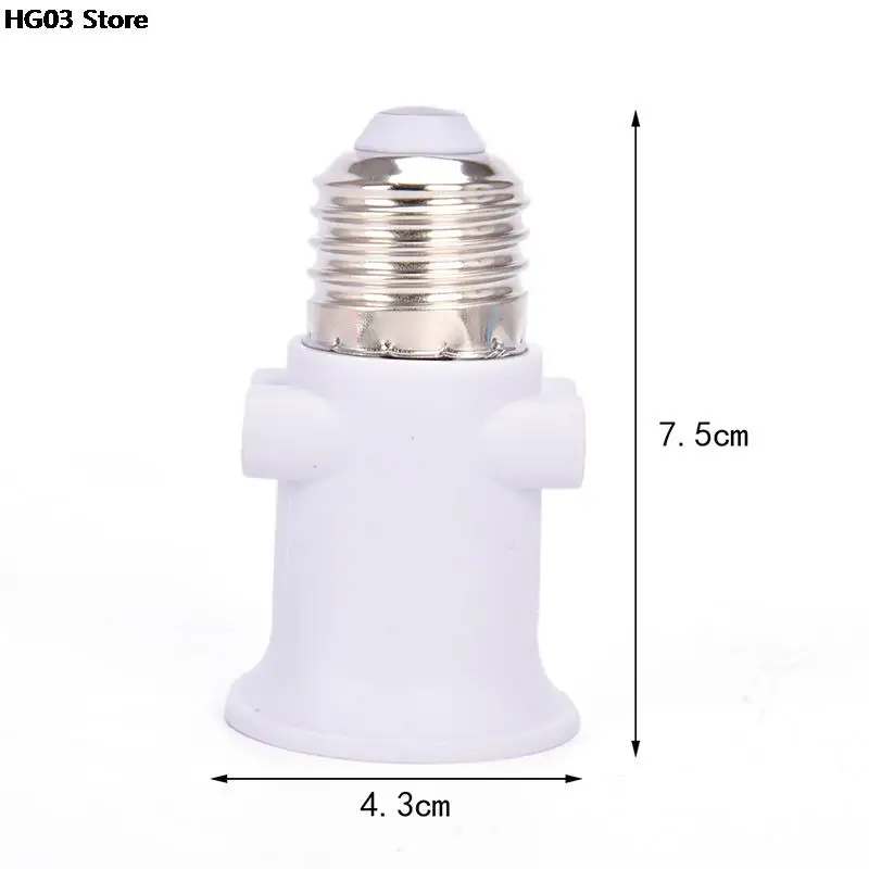 Lamp Bulb Holder Lamp Holder Lamp Base Socket Converter 1 PC PBT Fireproof E27 Bulb Adapter
