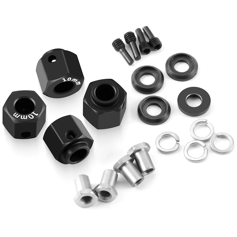 Axspeed 4pcs 6/8/9/10/11/12mm dicke 12mm rad hex adapter mit für TRX-4 trx4 1/10 rc crawler auto aufrüstung teile – Detail 9