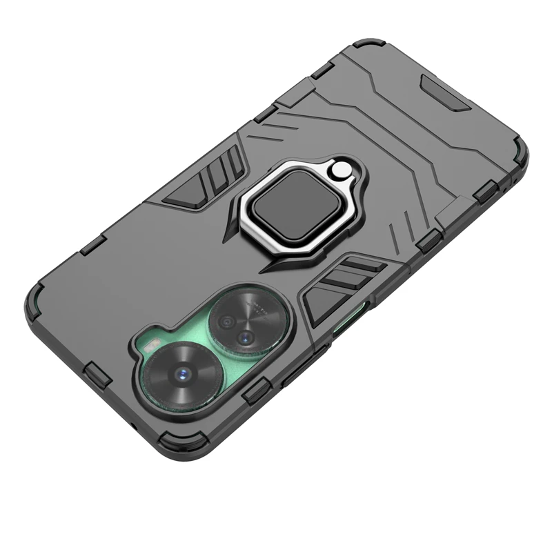 For Huawei Nova 12 SE Case Cover Huawei Nova 12 SE Capas Shockproof PC Back Ring Magnetic Metal Holder Fundas Huawei Nova 12 SE S6c5585530c4c49d8b20abe5f0d30c854A
