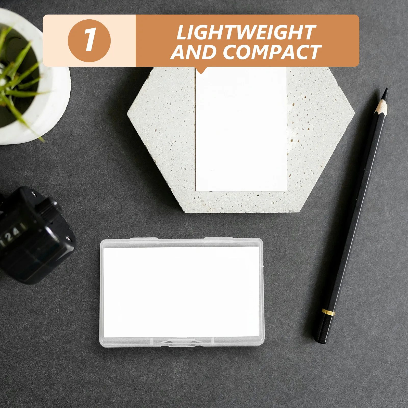 8Pcs 플라스틱 투명한 명함 홀더 클리어 카드 보관 상자 신용 카드 놀이용 휴대용 케이스