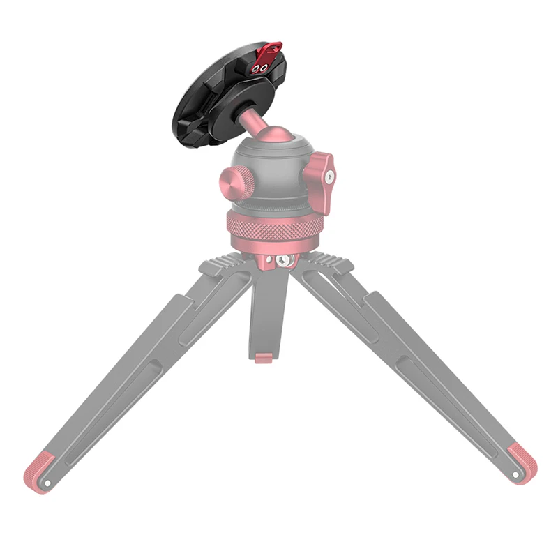 Aluminium-Magnetfuß-Handyhalterung, 1/4 Zoll Arri-Loch für iPhone 16, 15, 14, 12, Magsafe-Telefonständer, Stativ-Selfie-Aufkleberhalterung – Detail 3