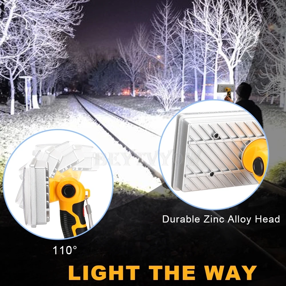 40W 4200LM LED Jobsite Work Light for Dewalt 20V Battery Handheld Floodlight Spo