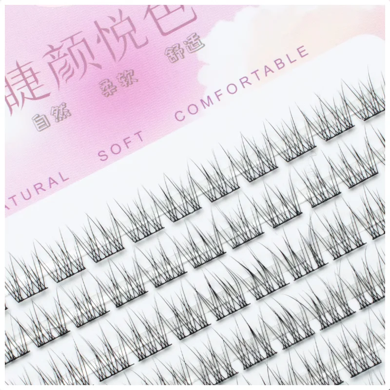 Eyelash Extension Eyelash Extensions Eyelash Extension Lashes Fake Eyelashes False Eyelashes Eyelash Makeup Tools Clusters Eyelash 10 Rows Fish Tail Fluffy Natural C Curl Beauty Makeup Extension Tools Daily Wispy Single Cluster False lashes
