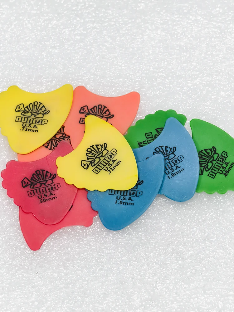 Description Picture 5 of itemDunlop Guitar Pick 414R TORTEX Fin Pick 0.5/0.6/0.73/0.88/1.0/1.14 mm Original USA Guitar Accessories
