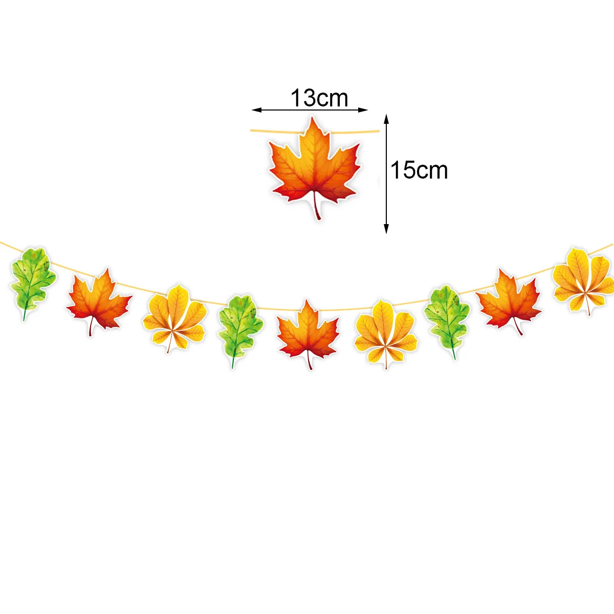 Herbst Ahornblatt Folienballons Eichhörnchen Tannenzapfen Luftballons Eichel Ahornblätter Schild Girlande Thanksgiving Party Dekorationen – Detail 8