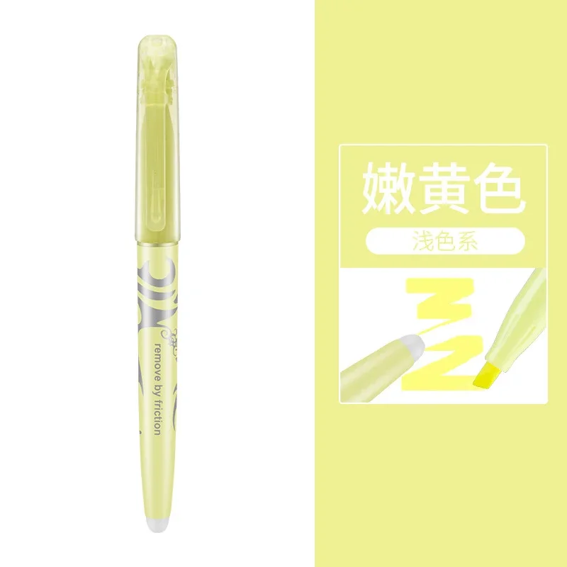 Pastel Erasable Highlighter Pen Set for School and Office Supplies