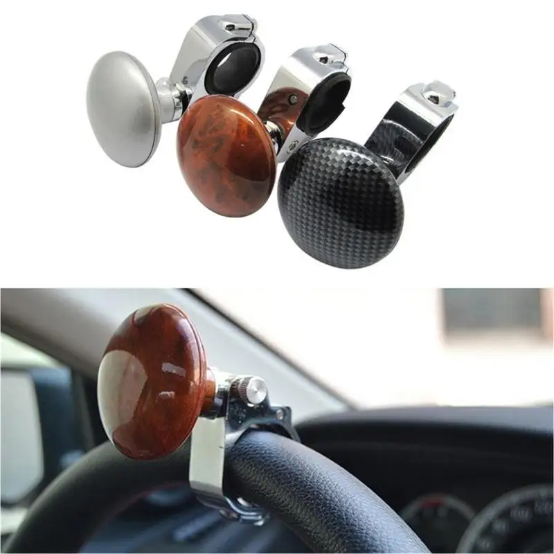 

Car Steering Wheel Booster Ball Labor Saving Turning Spinner Knob Universal Power Steering Handle Ball Big Rig Accessory
