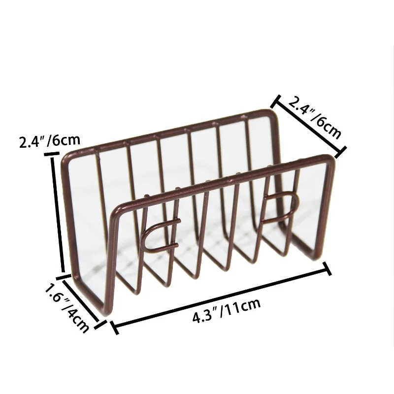 Sink Sponge Rack Drain Storage Shelf Stainless Steel Kitchen Wire Ball Rag Organizer Holder Kitchen Storage Rack 6