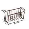 Sink Sponge Rack Drain Storage Shelf Stainless Steel Kitchen Wire Ball Rag Organizer Holder Kitchen Storage Rack 6
