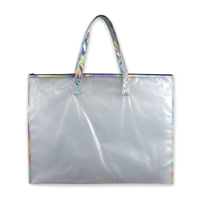 

B36C Handheld Large Zippered Mesh Bag Large Poster Art Bag for Poster Board