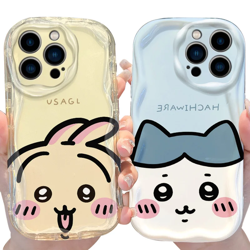 Chiikawa Silicone Shockproof Case for iPhone 16 15 14 Pro Max 13