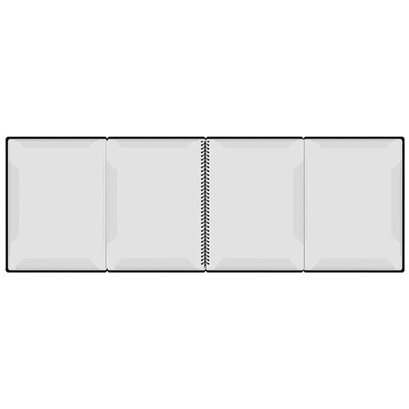 

PTNOKA 3X Sheet Music Folders Music Stand Accessories Music Binder 4 Pages Expand Spiral-Bound 40 Pockets
