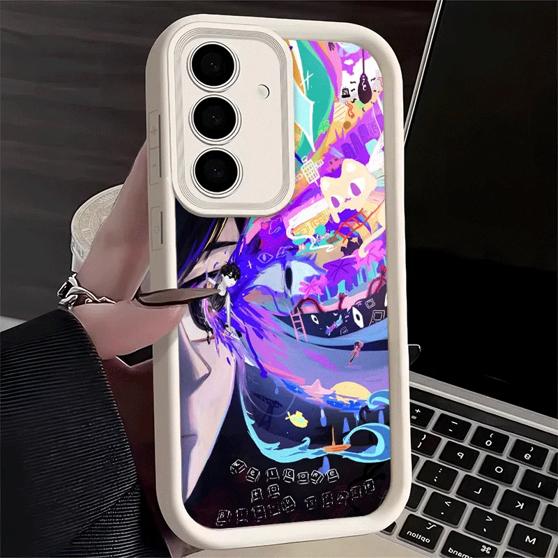Vibrant Cartoon Game Soft Phone Case