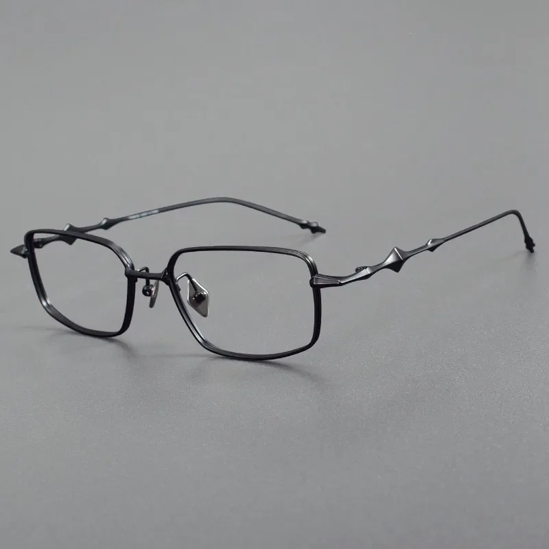 

2024 New Ultra Light Pure Titanium Eyeglass Frame Women Designer Brand Simple Advanced Myopia Reading Men's Prescription Glasses