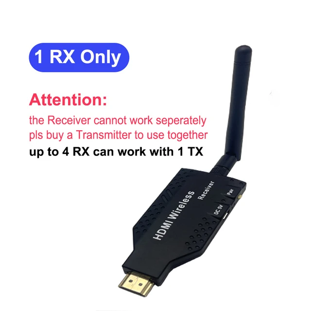 Extendeur HDMI sans fil - Wireless - point à point - 50 m - Trademos