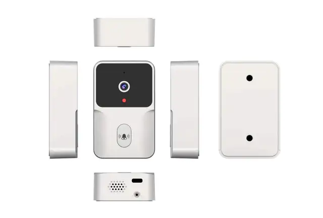 Tuya APP Free Cloud Storage WiFi Doorbell Low Consumption  Visual DoorViewer Door Entry Welcome Chime Peephole Viewer 5