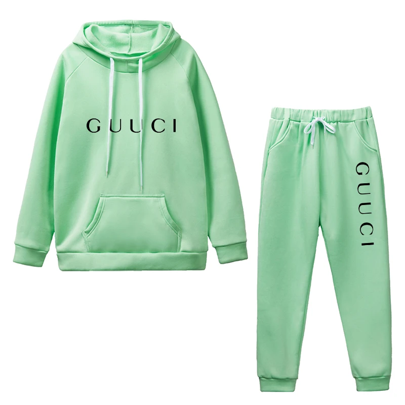 Womens Tracksuit Fashion Casual Hooded Sweatshirts Suit Clothing High Quality Hot Autumn Winter Trend Jogging Pants Sets