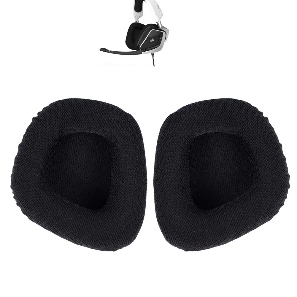 

Сменная сетка тканевые амбушюры, амбушюры, накладки для наушников, повязка на голову для Corsair Void Elite Pro RGB Проводные Беспроводные игровые гарнитуры