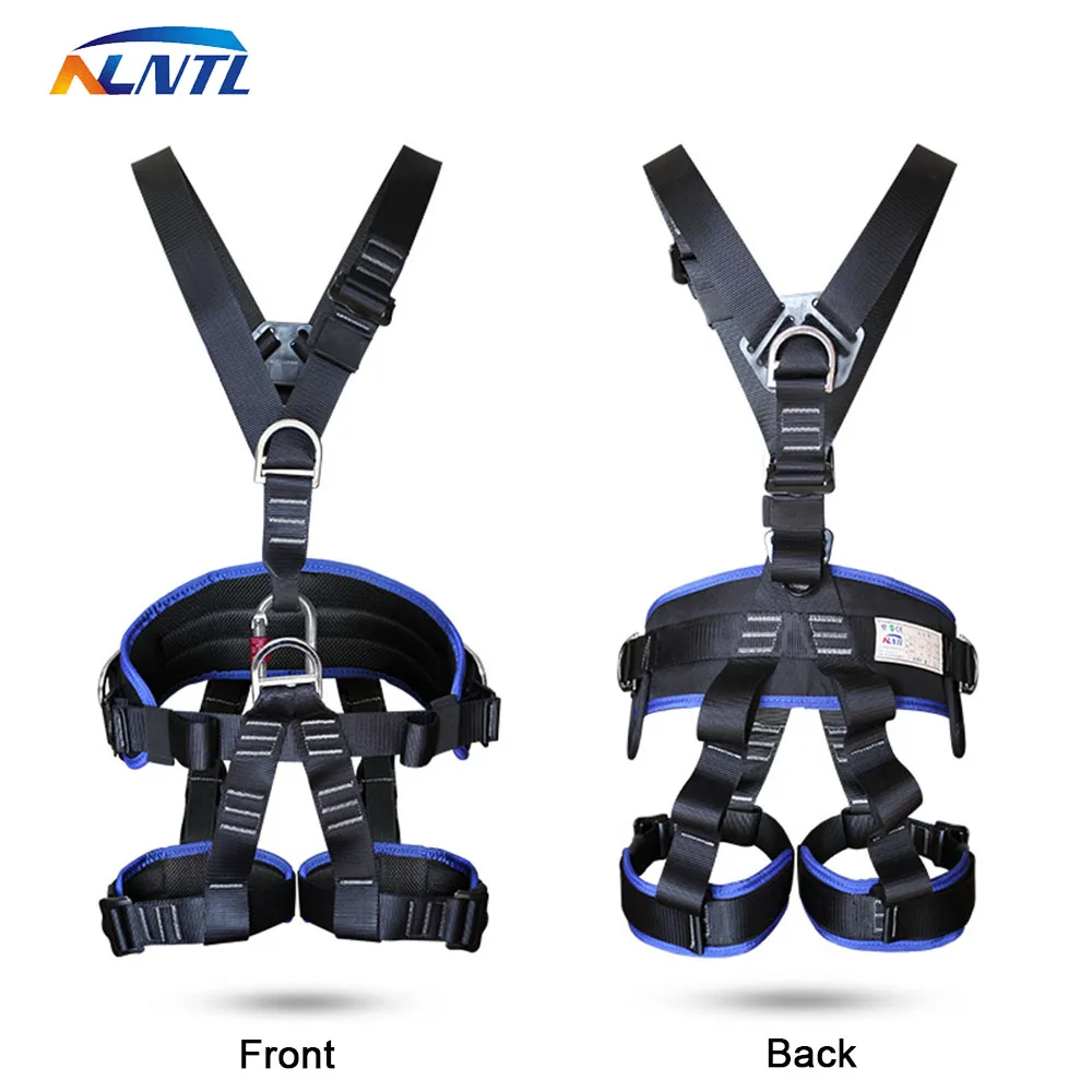 Five Point Work Safety Belt safety harnesses CE High-altitude Full Body Harness Rock Climbing Training Rescue Electrician Construction Equipment