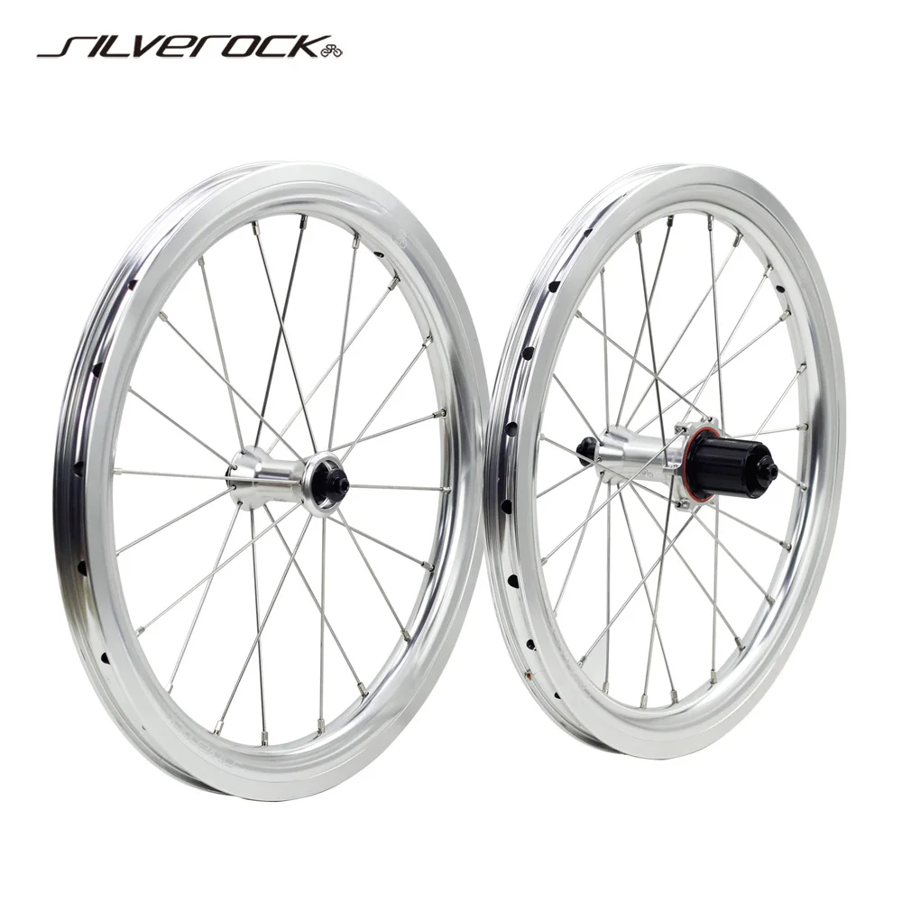 

SILVEROCK SR30A Alloy Wheels 16" 1 1/4 349 305 Rim V Brake Clincher for K3 GUST Zephyr 16in Folding Bike Bicycle Wheelset Parts