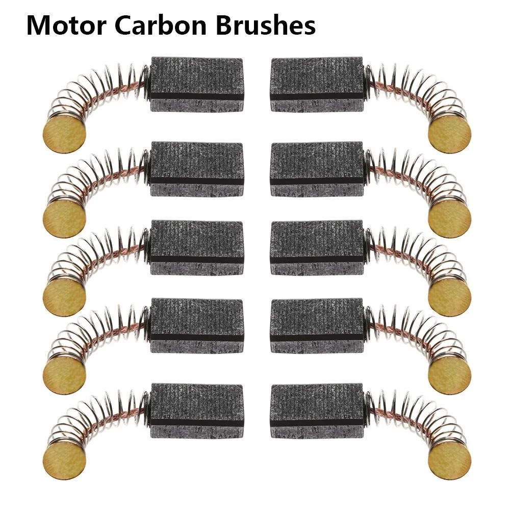 5/10Pcs Carbon Brushes Replacement Spare Parts for Drill Electric Grinders Rotary Tools Durable Wear-Resistant carbon brush