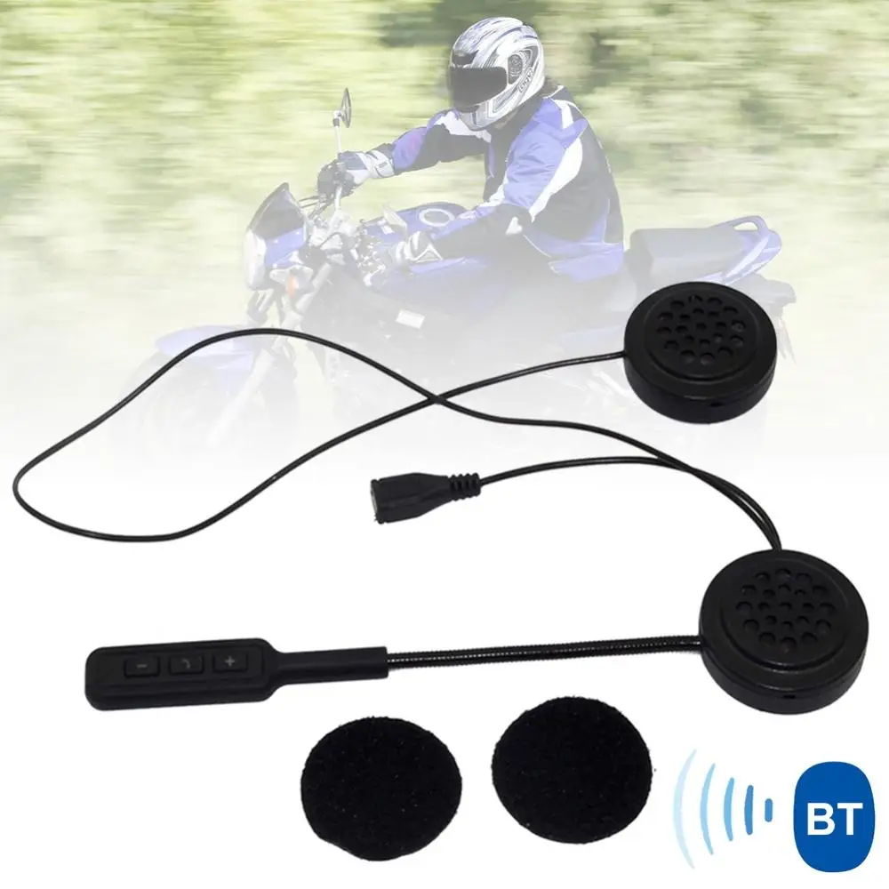 MH01 Bluetooth 5.0 Rechargeable Hands-free Motorcycle Headset Helmet Headphone