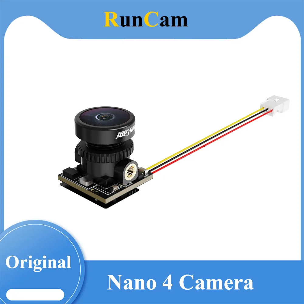 RunCam Nano 4 800TVL 1/3'' CMOS FPV Camera Low Light Night Vision NTSC/PAL For FPV Drone Acccessories