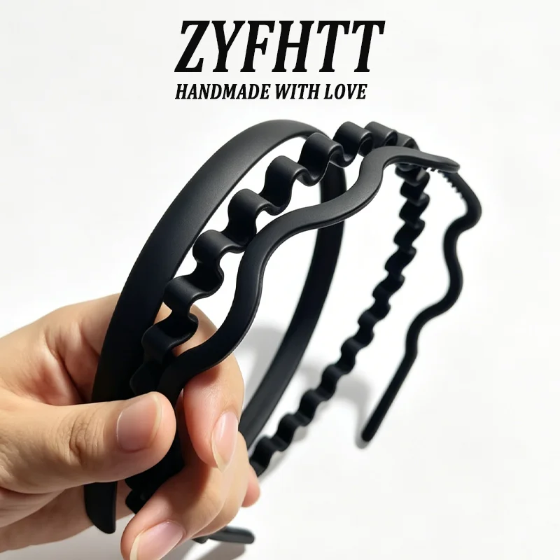 3pcs ZYFHTT Simple Acrylic Headband for Women Elegant Face Washing Hair Band Fashion Girls Hair Hoop Hair Accessories
